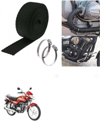 SRPHERE (3 Mtrs) Silencer Wrap Bike Exhaust Heat Shield for Hero HF Bike Exhaust Heat Shield