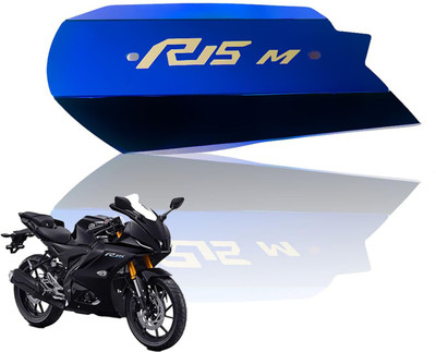 Vagary R15 M & R15 V4 Exhaust Guard Blue Silencer Protector Cover for Heat & Style Bike Exhaust Heat Shield