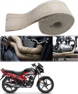 Znee Smart Silencer Wrap Cream Color for Honda Dream Bike Exhaust Heat Shield