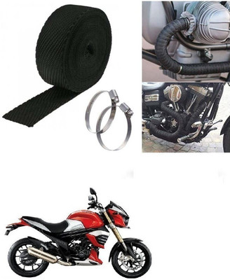 SRPHERE (3 Mtrs) Silencer Wrap Bike Exhaust Heat Shield for Mahindra MOJO XT 300 Bike Exhaust Heat Shield