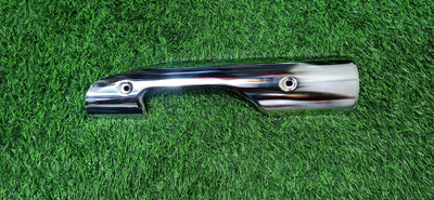 B.K Accessories ROYAL ENFIELD BEND PIPE PLATE CHROME HEAVY STRONG MATERIAL Bike Exhaust Heat Shield