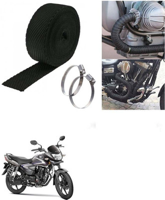 SRPHERE (3 Mtrs) Silencer Wrap Bike Exhaust Heat Shield for Honda CB Shine Bike Exhaust Heat Shield