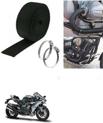 SRPHERE (3 Mtrs) Silencer Wrap Bike Exhaust Heat Shield for Kawasaki Ninja H2 Bike Exhaust Heat Shield