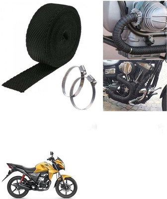 SRPHERE (3 Mtrs) Silencer Wrap Bike Exhaust Heat Shield for Honda CB Twister Bike Exhaust Heat Shield