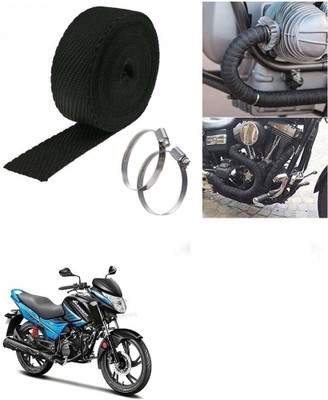 SRPHERE (3 Mtrs) Silencer Wrap Bike Exhaust Heat Shield for Hero Glamour i3s Bike Exhaust Heat Shield
