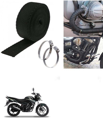 SRPHERE (3 Mtrs) Silencer Wrap Bike Exhaust Heat Shield for Bajaj Discover 150 s Bike Exhaust Heat Shield