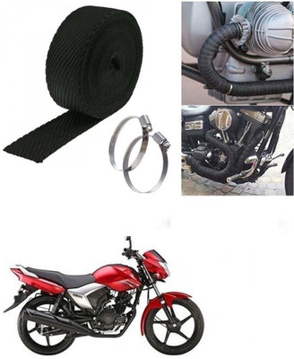 SRPHERE (3 Mtrs) Silencer Wrap Bike Exhaust Heat Shield for Yamaha Saluto Bike Exhaust Heat Shield