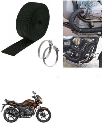 SRPHERE (3 Mtrs) Silencer Wrap Bike Exhaust Heat Shield for Hero Hunk Bike Exhaust Heat Shield