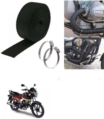 SRPHERE (3 Mtrs) Silencer Wrap Bike Exhaust Heat Shield for Mahindra Centuro XT Bike Exhaust Heat Shield
