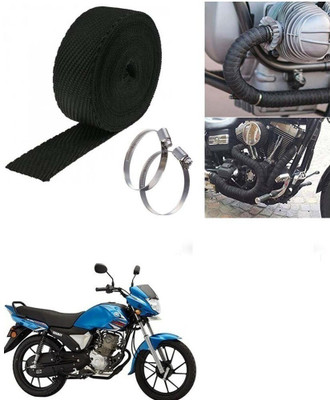 SRPHERE (3 Mtrs) Silencer Wrap Bike Exhaust Heat Shield for Yamaha Saluto RX Bike Exhaust Heat Shield