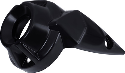 Haran Yamaha FZ v2 End Cap (Black) Bike Exhaust Heat Shield