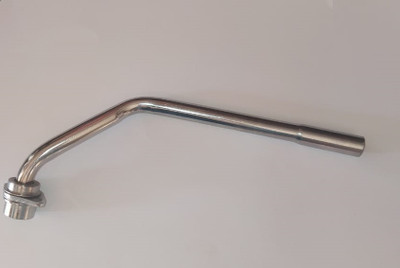 AOWBIKES TVS Pep Plus Slip-on Exhaust System(Stainless Steel)