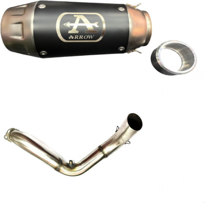 acube mart TVS, BMW R15, Apache Slip-on Exhaust System(Stainless Steel)