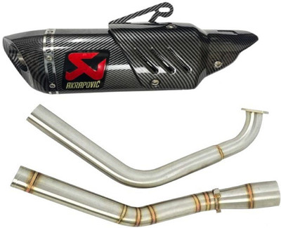 acube mart Yamaha R15 Full Exhaust System(Carbon Fiber)