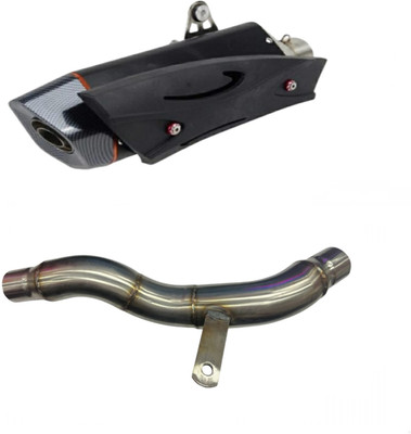 acube mart Royal Enfield Universal For Bike Slip-on Exhaust System(Stainless Steel)