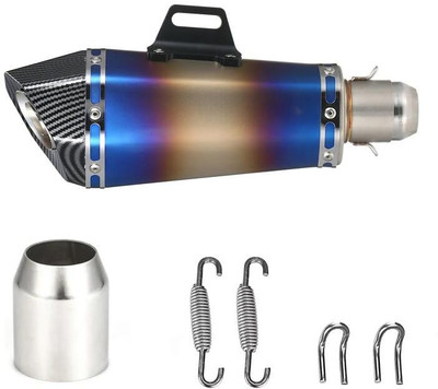 LOVMOTO Bike silencer cf Hero Splendor Plus Slip-on Exhaust System(Aluminum)