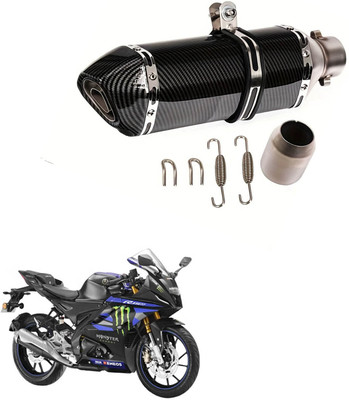 Vagary New Carbon Fiber Exhaust with DB Killer for Yamaha R15 M Yamaha R15 Full Exhaust System(Stainless Steel)