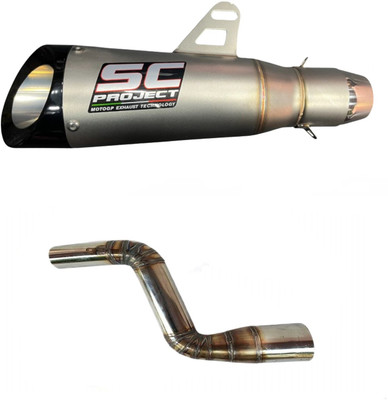acube mart KTM RC 200 Slip-on Exhaust System(Stainless Steel)