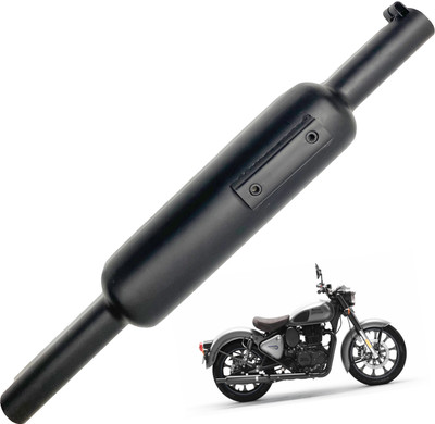 Dhe Best Royal Enfield Classic 350 Full Exhaust System(Mild Steel)