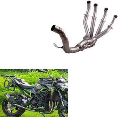 acube mart Kawasaki Universal For Bike Slip-on Exhaust System(Mild Steel)