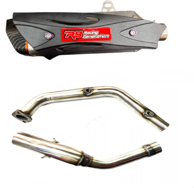 acube mart Yamaha R15 Slip-on Exhaust System(Stainless Steel)