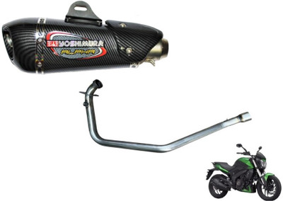 acube mart Bajaj Dominar 400 Slip-on Exhaust System(Stainless Steel)