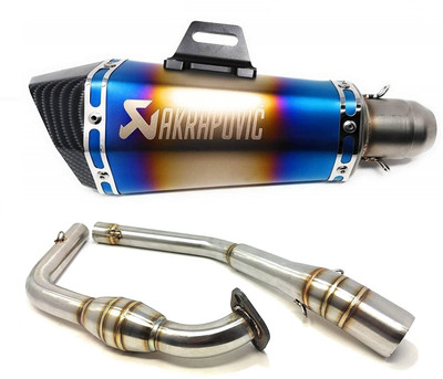 acube mart akrapovic exhaust Yamaha R15, YZF R15 Full Exhaust System(Stainless Steel)