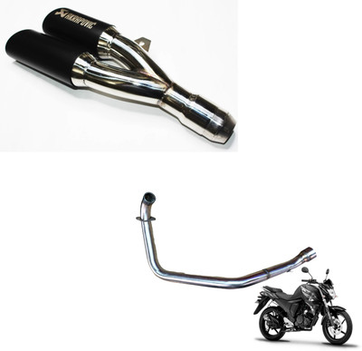 acube mart Yamaha FZ Slip-on Exhaust System(Stainless Steel)