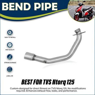 ASRYD 125 TVS NA Slip-on Exhaust System(Stainless Steel)