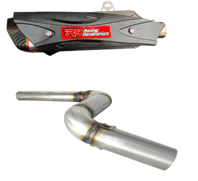 acube mart Bajaj Pulsar 200 NS DTS-i, Pulsar 200NS, Pulsar 180 NS, Pulsar Slip-on Exhaust System(Stainless Steel)