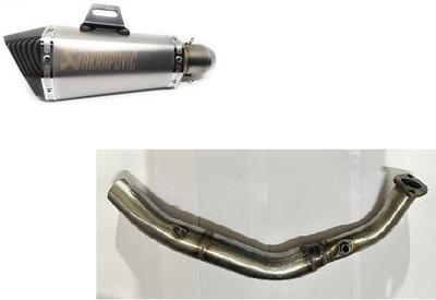 acube mart Yamaha Universal For Bike Slip-on Exhaust System(Stainless Steel)