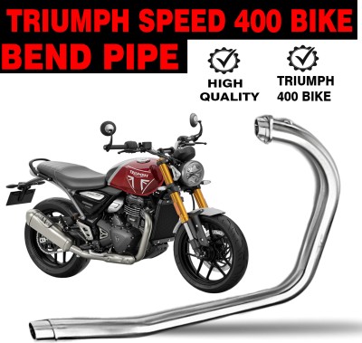 Miwings Triumph Speed 400 BS6 Exhaust Bend Pipe NA NA Slip-on Exhaust System(Stainless Steel)