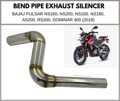 innofax Bajaj Pulsar 150 AS, Pulsar 150 NS, Pulsar 180 NS, Pulsar 200NS, Pulsar 200 AS Slip-on Exhaust System(Stainless Steel)