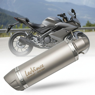 Vagary Universal For Bike R15 Full Exhaust System(Stainless Steel)