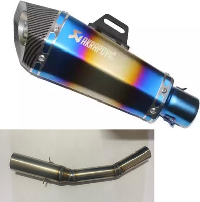 acube mart Hero Universal For Bike Slip-on Exhaust System(Stainless Steel)