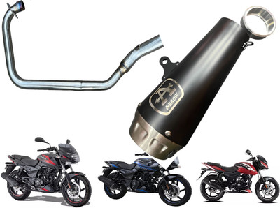 acube mart Bajaj Pulsar 150, Pulsar 180, Pulsar 220 Slip-on Exhaust System(Stainless Steel)