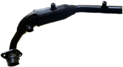 anmol enterprises Jupitor BS6 Silencer Bend Pipe TVS Jupiter Slip-on Exhaust System(Mild Steel)