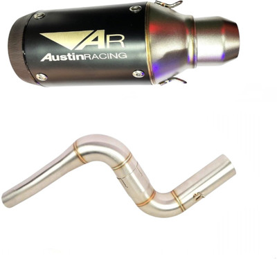 acube mart AR austin racing exhaust Bajaj Pulsar 200 NS DTS-i, Pulsar 200NS Full Exhaust System(Stainless Steel)