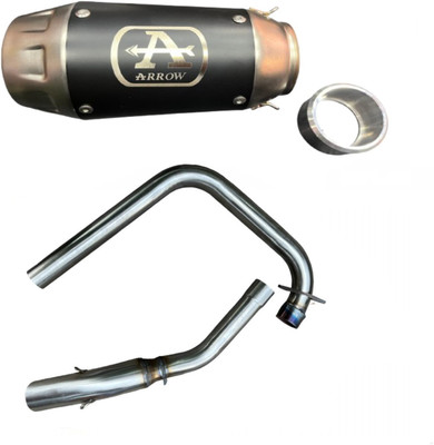 acube mart Bajaj Pulsar 150, Pulsar 180 Slip-on Exhaust System(Stainless Steel)