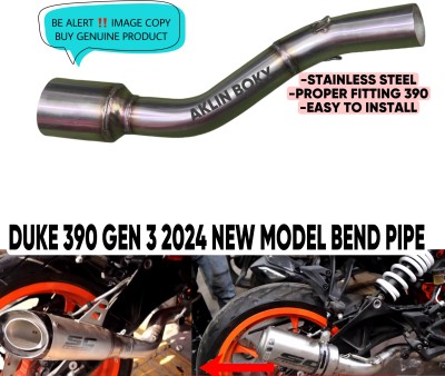 Aklin Boky 390 GEN3 KTM Duke 390 Slip-on Exhaust System(Stainless Steel)