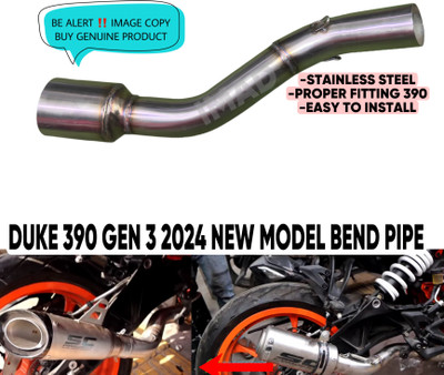imad KTM Duke 390 Slip-on Exhaust System(Stainless Steel)
