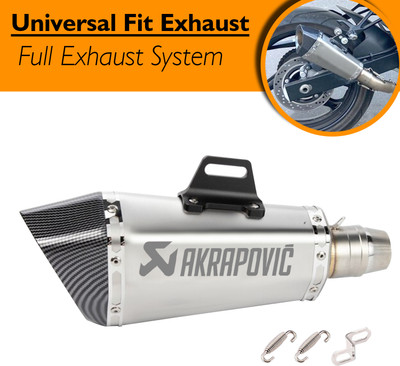 Atoray Honda, KTM, Bajaj, Universal For Bike Universal For Bike Full Exhaust System(Stainless Steel)