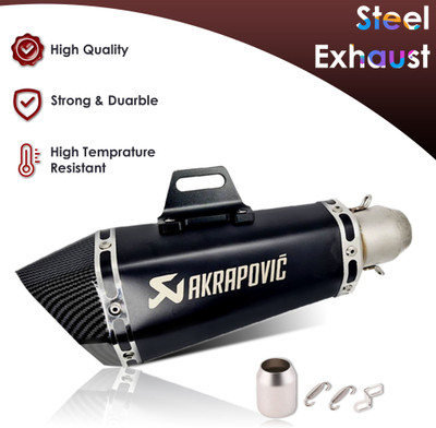 Otoroys Universal For Bike Universal For Bike Full Exhaust System(Stainless Steel)