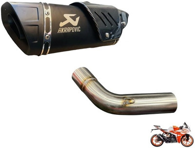 acube mart KTM RC 200, RC 390 Full Exhaust System(Stainless Steel)