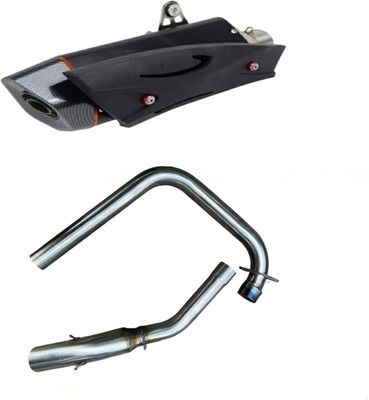 acube mart Bajaj Pulsar 180, Pulsar 220, Pulsar 150 Slip-on Exhaust System(Stainless Steel)
