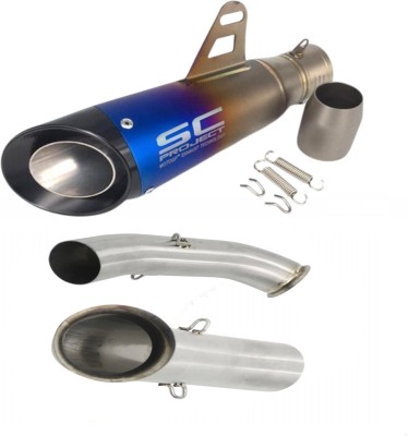 acube mart KTM RC 200, RC 390, Duke 200, Duke 390 Slip-on Exhaust System(Stainless Steel)