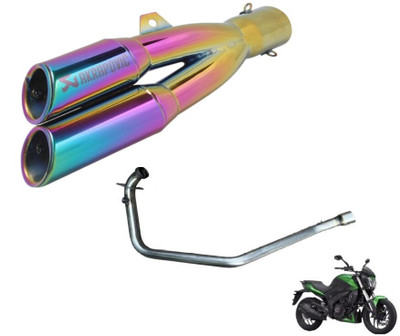 acube mart Dominar 250/400 BS4 Bajaj Dominar 400 Slip-on Exhaust System(Stainless Steel)