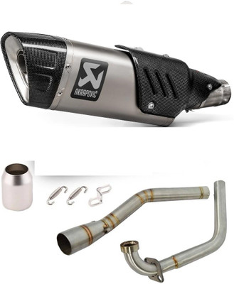 ASRYD Yamaha Universal For Bike Slip-on Exhaust System(Stainless Steel)