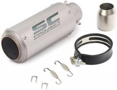 way2gmart Bajaj, KTM, Kawasaki, Suzuki, Yamaha Universal For Bike Slip-on Exhaust System(Stainless Steel)