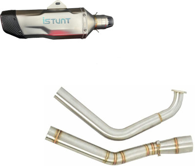 acube mart R15 V3 bend pipe with exhaust Yamaha R15 Slip-on Exhaust System(Mild Steel)